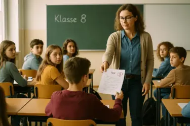Lehrerin Gibt Note Zurueck In 8 Klasse